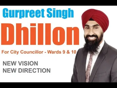 Gurpreet Dhillon files candidacy for Brampton’s Wards 9 & 10 Regional Councillor