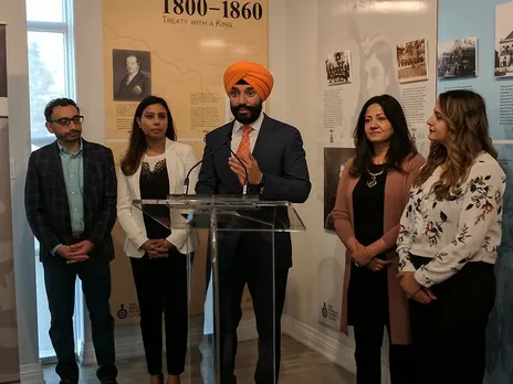 Minister Navdeep Bains announced funding for Sikh Heritage Museum