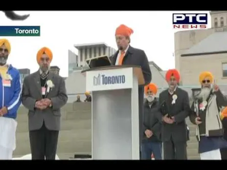 Historic Announcement on Khalsa Day from Toronto's Mayor John Tory