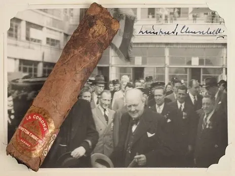 Half-smoked cigar by Winston Churchill  sold for $12,000