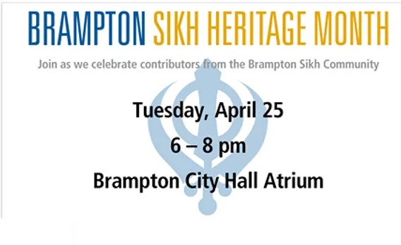In recognition of  Sikh Heritage Month.
