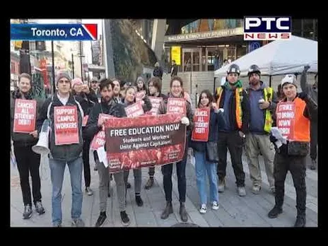 Ryerson students hold one day 'strike' downtown to protest Ford gov't cuts