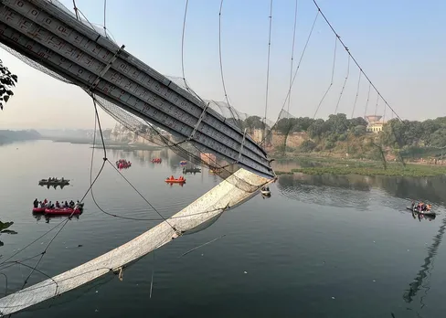 Death toll reaches 135 in Morbi bridge collapse, police arrest nine people in the case