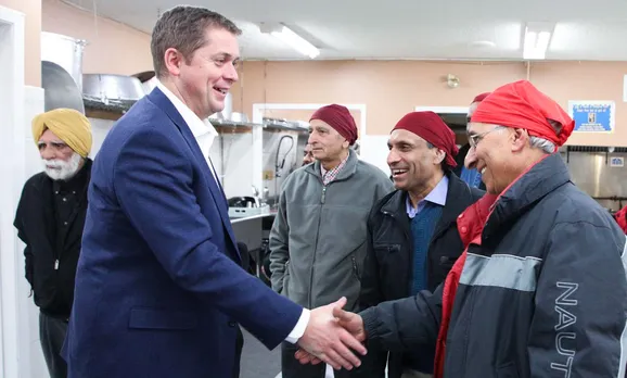 Andrew Scheer Holds Meeting With Guru Gobind Singh Temple Association