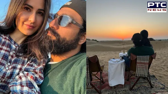 New Year dairies: Katrina Kaif drops romantic pictures with Vicky Kaushal from Jaisalmer trip
