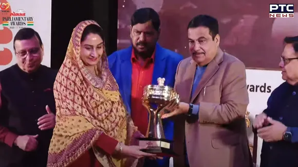 Lokmat Parliamentary Award: ਹਰਸਿਮਰਤ ਕੌਰ ਬਾਦਲ ਨੂੰ ਮਿਲਿਆ 'ਸਰਵੋਤਮ ਮਹਿਲਾ ਸੰਸਦ ਮੈਂਬਰ' ਦਾ ਐਵਾਰਡ