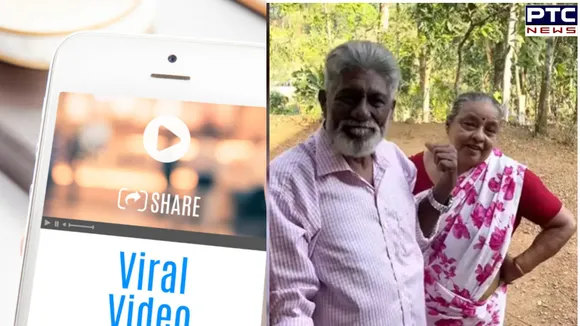 Elderly couple steals hearts with 'Take a Look at My Girlfriend' challenge | Watch