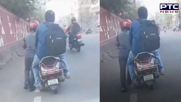 Viral video: Rapido rider 'forced' to push bike with customer onboard; know why