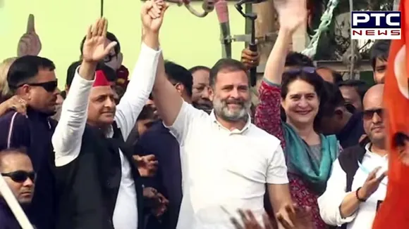 Akhilesh Yadav joins Rahul Gandhi's yatra post seat-sharing agreement