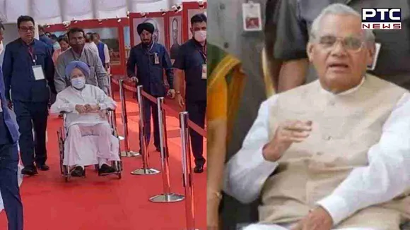 Ex-PM Manmohan Singh's wheelchair entry sparks political debate; triggers comparison with Atal Bihari Vajpayee