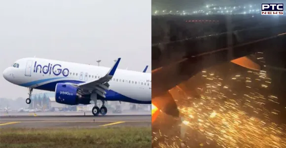 दिल्ली एयरपोर्ट पर उड़ान भरे विमान के इंजन में लगी आग, यात्रियों में मची चीख पुकार