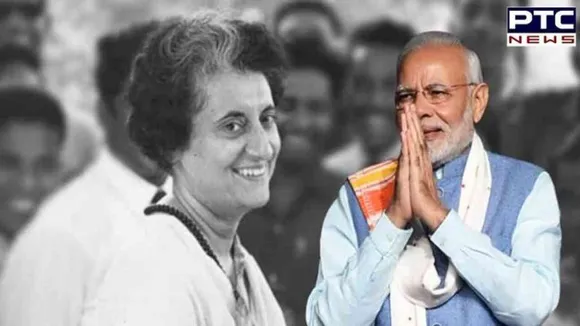 Prime Minister Modi pays tribute to former PM Indira Gandhi on her birth anniversary