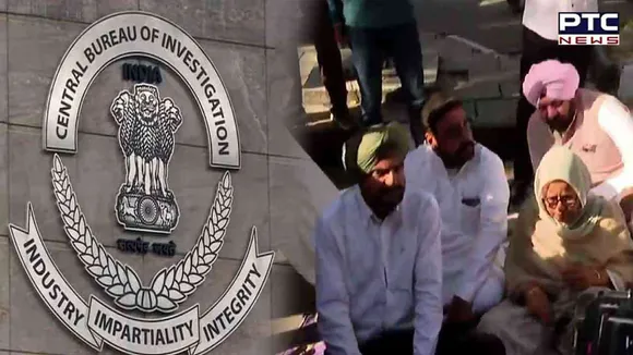 Sidhu Moosewala's parents sit on dharna outside Punjab Vidhan Sabha