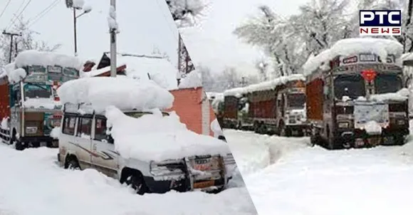 Fresh snowfall in Kashmir Valley