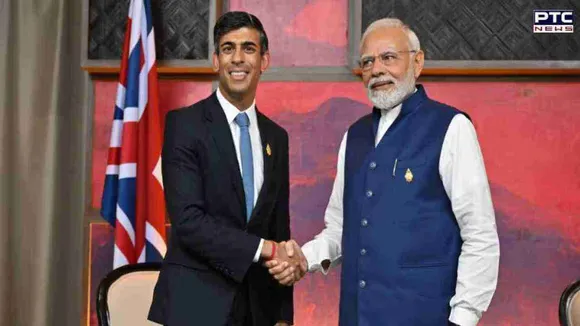 PM Modi, UK PM Rishi Sunak discuss Free Trade Agreement progress, cricket and Middle East conflict