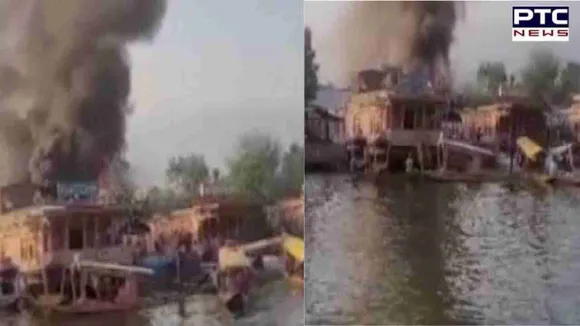 Dal Lake fire incident: Several houseboats gutted; no casualties so far