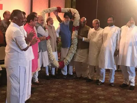 NDA's show of strength at Amit Shah’s ‘thanksgiving’ dinner ahead of the announcement of the results of the Lok Sabha elections