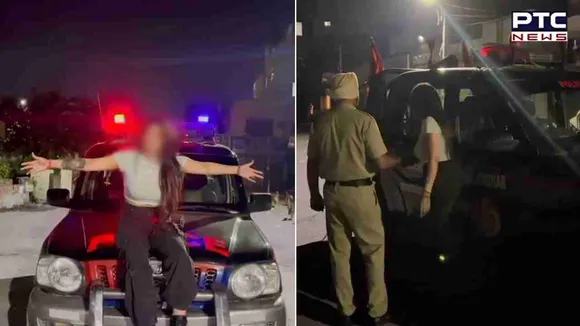 Punjab cop suspended for influencer's Instagram reel stunt with police vehicle