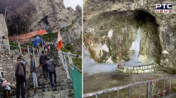 Amarnath yatra update:  ਰਾਮਬਨ 'ਚ ਜ਼ਮੀਨ ਖਿਸਕਣ ਕਾਰਨ ਜੰਮੂ-ਸ਼੍ਰੀਨਗਰ ਹਾਈਵੇਅ ਬੰਦ, ਅਮਰਨਾਥ ਯਾਤਰਾ ਮੁਅੱਤਲ