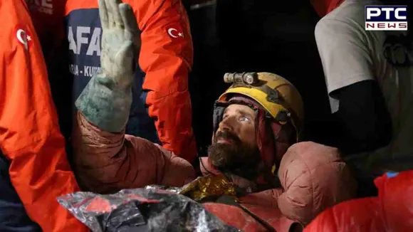 US explorer rescued after being trapped 3,600 feet underground in Turkish cave for nine days