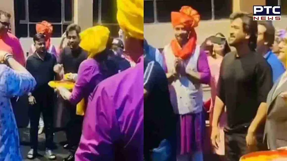Ganesh Chaturthi 2023: Former India cricket captain MS Dhoni joins festivities, video goes viral