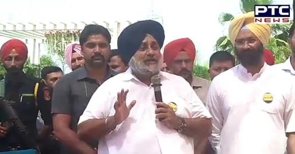 Cong haunted by divine wrath for showing disrespect to Guru Gobind Singh ji with a false oath ": Sukhbir Badal