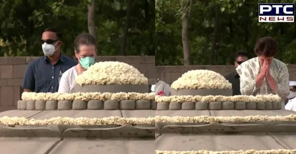 Sonia, Priyanka Gandhi pay homage to Rajiv Gandhi on his 31st death anniversary