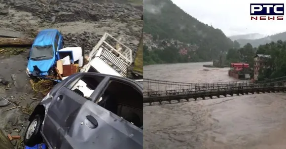 Pathankot-Mandi NH closed due to collapse of bridge over Chakki river