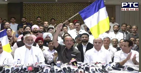 Ghulam Nabi Azad launches his new party 'Democratic Azad Party' in Jammu