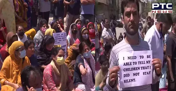 Kashmiri Pandit’s killing: Protests erupt in J-K demanding justice