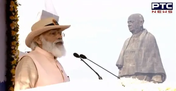 Rashtriya Ekta Diwas: PM Modi pays tribute to Sardar Vallabhbhai Patel at Statue of Unity