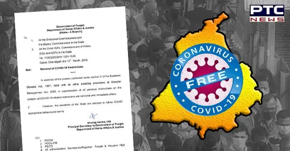 Punjab lifts all Covid-19 restrictions