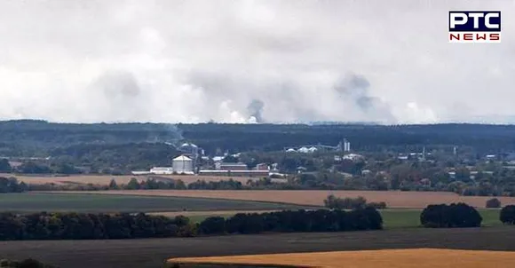 12,000 people evacuated after explosions at Ukrainian ammunition depot