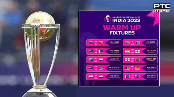 World Cup 2023: Warm-up schedule announced; teams gear up for pre-tournament battles
