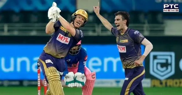 Morgan, Cummins deliver much-needed performance to led KKR to victory over RR