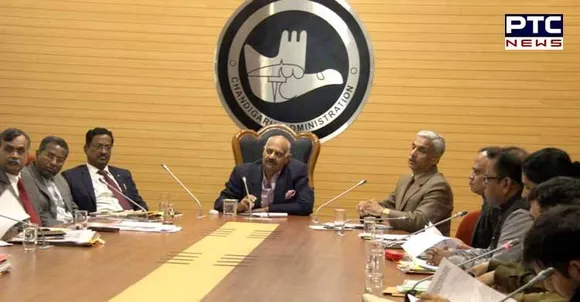 Review meeting held under V.P. Singh Badnore, to review action taken report on recommendations