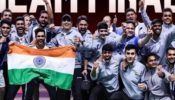 भारत ने रचा इतिहास, फाइनल में 14 बार की चैंपियन इंडोनेशिया को हराकर जीता थॉमस कप