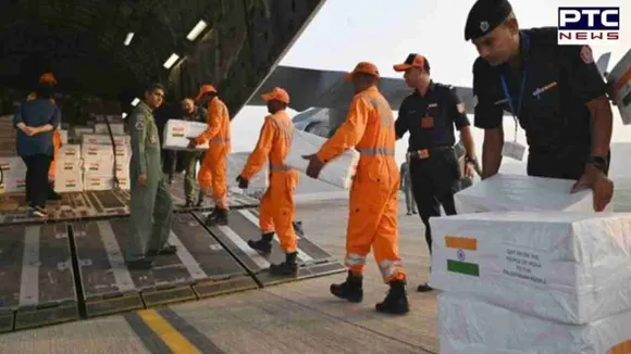 India dispatches humanitarian assistance to conflict-affected Gaza: Medical supplies, bedding, surgical equipment