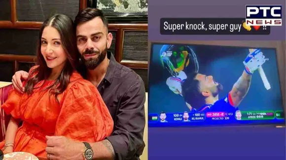 IND vs PAK: Anushka Sharma pens appreciation note for Virat Kohli as he scores century