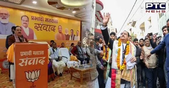  UP Elections 2022: JP Nadda conducts door-to-door campaign in Shikohabad