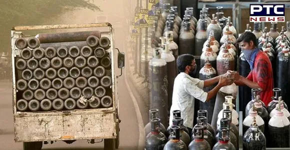 Miscreants 'hijack' truck carrying over 50 oxygen cylinders; demand Rs 1 lakh