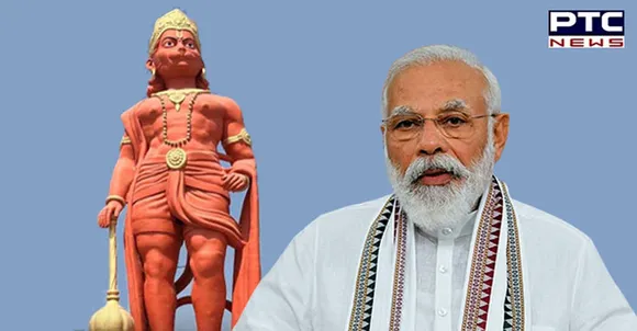 'Ek Bharat Shreshth Bharat': PM Modi unveils 108 ft Hanuman statue in Gujarat