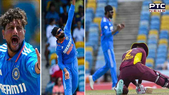 IND vs WI: Kuldeep, Jadeja shine in first ODI match
