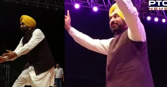 Punjab CM Bhagwant Mann performs Bhangra, Garba in poll-bound Gujarat