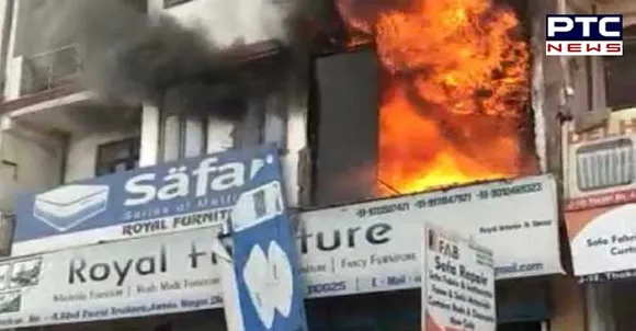 Two children die in Delhi building fire 
