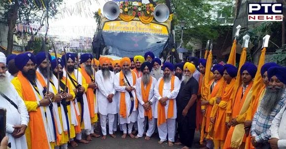 550th Parkash Purab: International Nagar Kirtan departs from Kolkata to Kharagpur, West Bengal