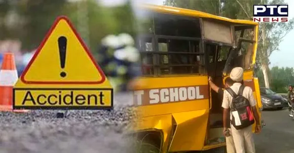 Speeding truck rams into school bus in Hoshiarpur's Dasuya; 1 dead, several injured
