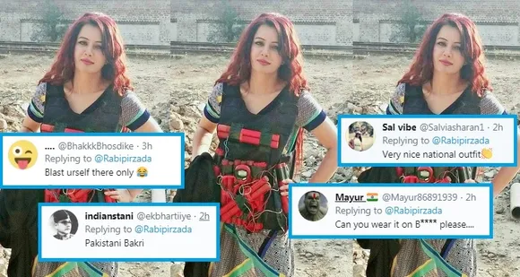 Dressed in suicide vest, Pakistani singer Rabi Pirzada threatens PM Modi; trolled