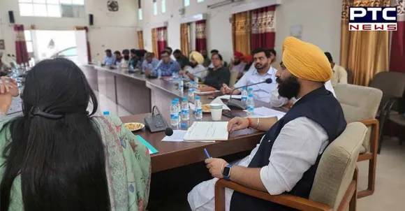 Education Minister Harjot Singh Bains holds meeting with teachers’ union