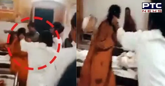 महिला मरीज के साथ स्टाफ नर्स ने की बदसलूकी, बालों से घसीट कर बेड पर पटका